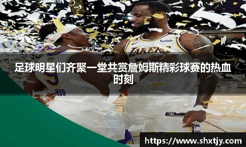 足球明星们齐聚一堂共赏詹姆斯精彩球赛的热血时刻